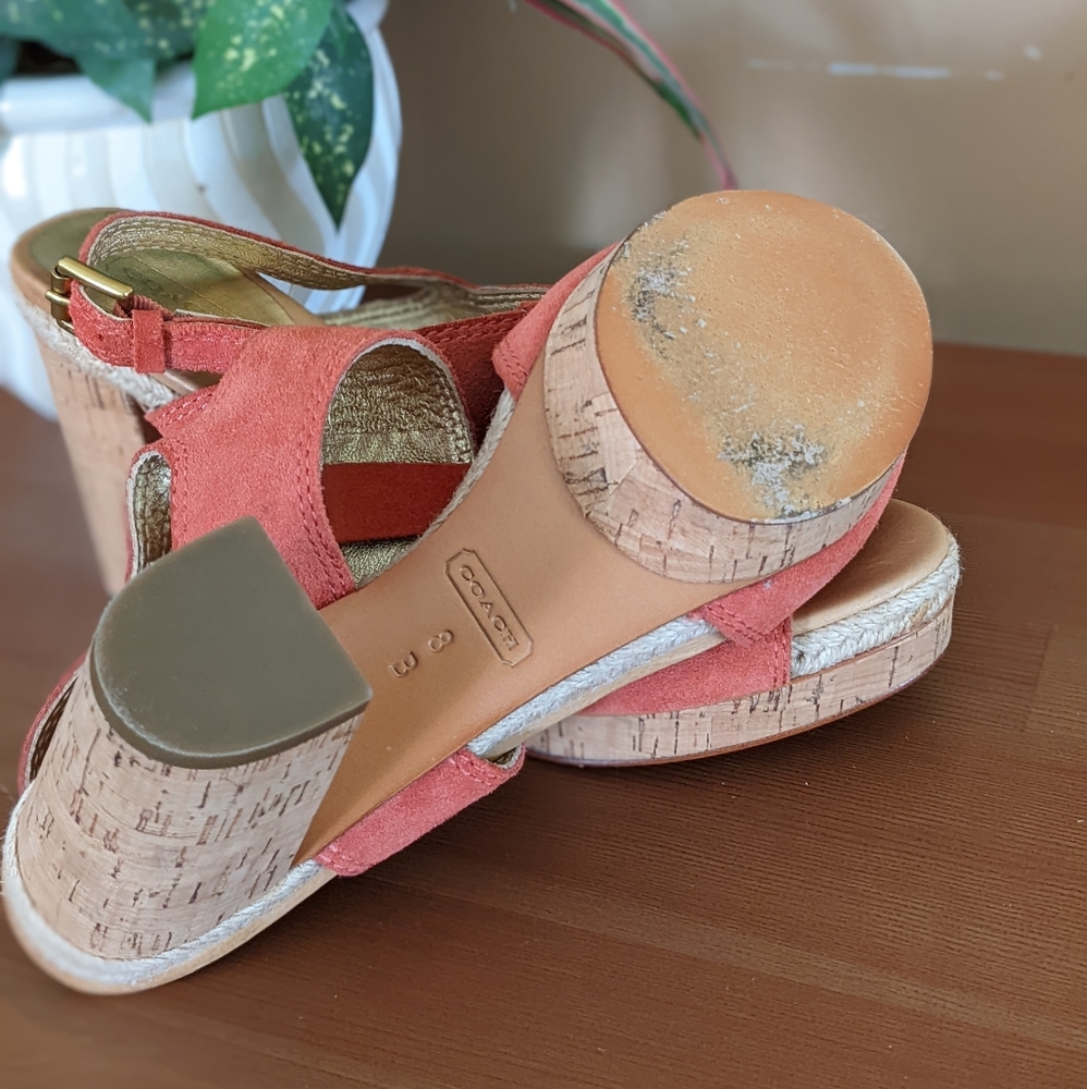 Coach Valeaan Suede Sandals - Picture 6 of 6